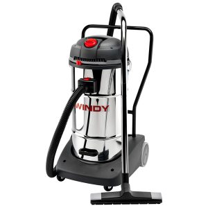 ASPIRAPOLVERE - ASPIRALIQUIDI PROFESSIONALE 3600 W (3 MOTORI 1200 W) FUSTO 65 LT RIBALTABILE