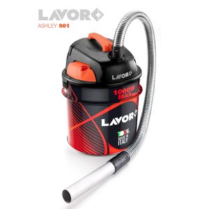ASPIRACENERE 1000 W FUSTO 18 LT IN ACCIAIO CON SCUOTI FILTRO PNEUMATICO