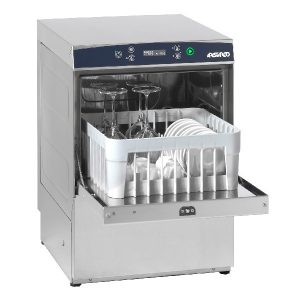 LAVABICCHIERI ELETTRONICA CESTO QUADRO 35X35 V230M CON DOPPIO DOSATORE E POMPA DI SCARICO
